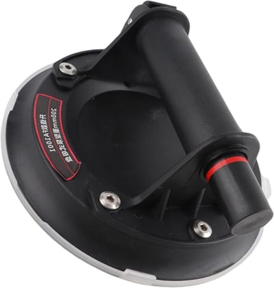 Glazen Zuignap - Vacuüm Lifter - Materiaal Hanteren - Veiligheidswaarschuwing Vacuüm - 220 Kg Hefkracht - Zwart