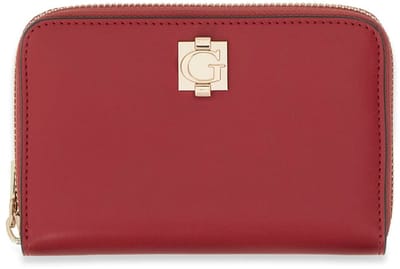 GUESS portemonnee Audrey SLG Zip Around Wallet Dark Cherry rood