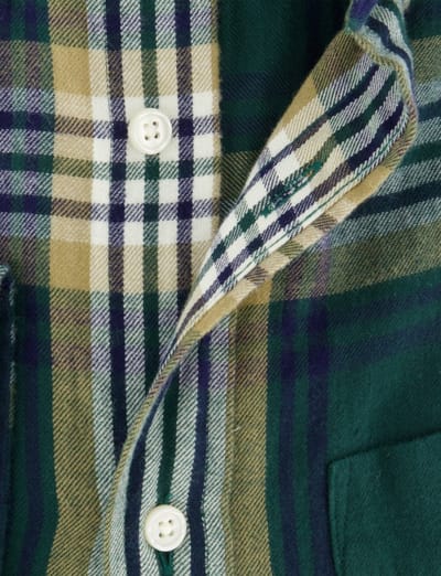Gant overhemd regular fit corduroy groen