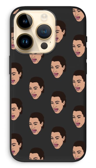 Case Company® - Hoesje geschikt voor iPhone 14 Pro hoesje - Ugly Cry Call - Biologisch Afbreekbaar Telefoonhoesje - Bescherming alle Kanten en Schermrand