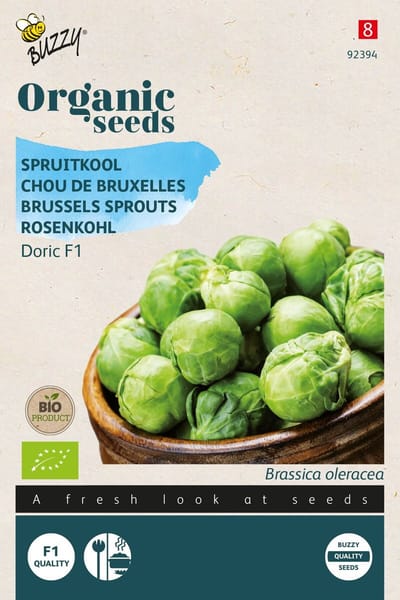 Buzzy® Organic Spruitkool Doric F1 (BIO) - biologisch groentezaad