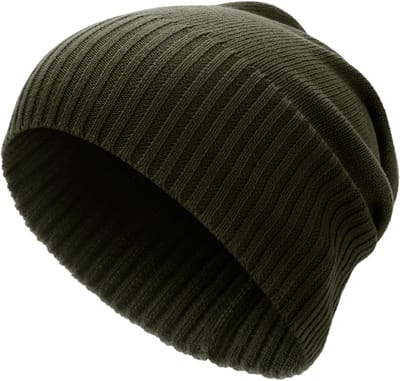 Konrad Kite | Olijfgroene Lichtgewicht Beanie van Biologisch Katoen