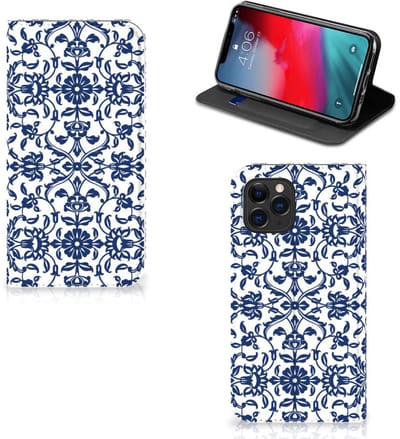 Apple iPhone 11 Pro Smart Cover Flower Blue