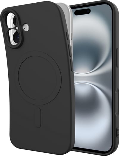 Just in Case hoesje geschikt voor iPhone 17 Hoesje geschikt voor MagSafe - Color Backcover - Zwart