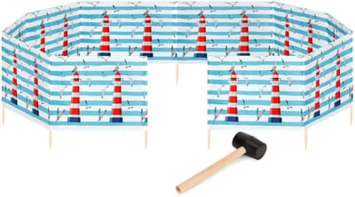 Garronda Strand Windscherm Met Stokken - Windscherm Strand – Windscherm – Rubberen hamer – GD-EX-Wb-15m