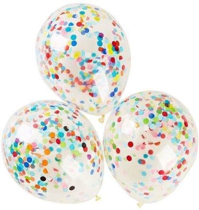 Adic - Ballonnen - Met confetti - 6st.