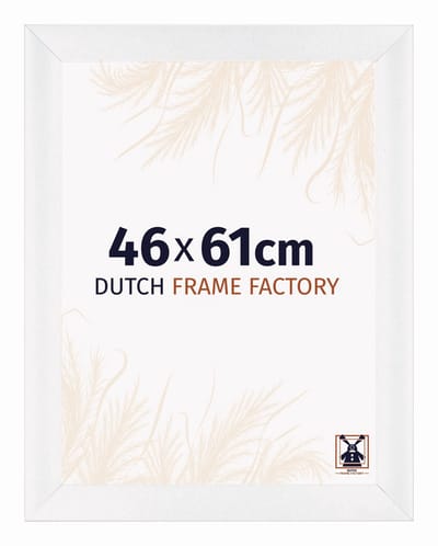 Fotolijst 46x61 cm - MDF - Wit Hoogglans - Praag