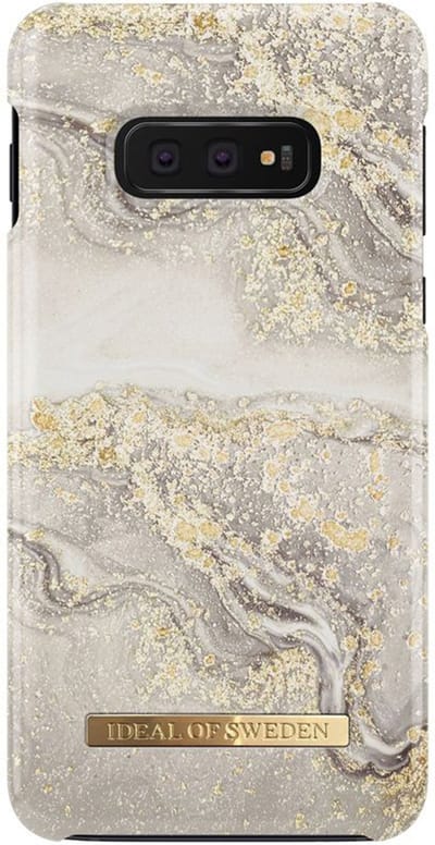 iDeal of Sweden Samsung Galaxy S10E Fashion Hoesje Sparkle Greige