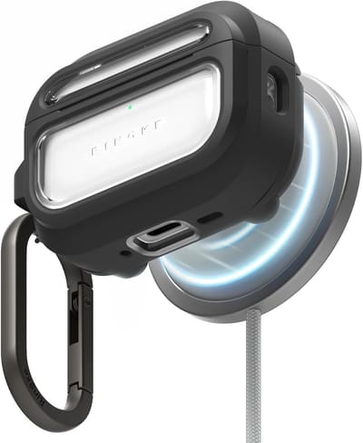Hoesje voor oordopjes - Beschermhoesje draadloos - Dagelijks gebruik - MagSafe compatibel - 5.16 x 6.68 x 2.69 cm - Transparant