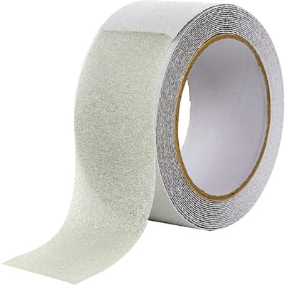 Antislip griptape Antislip tractietapes Zelfklevende grip voor binnenladdervloeren Buitenpaden 5cm*5m white
