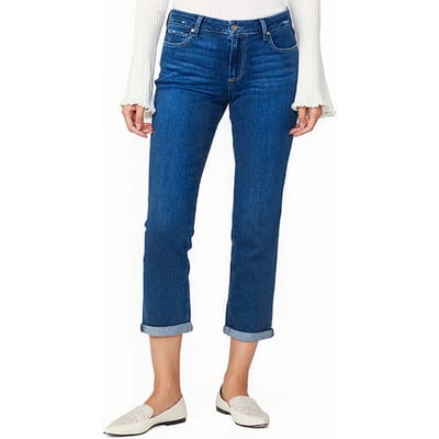 PAIGE Brigitte Montreux Distressed Maat: W23 | Straight Jeans Outlet | Dames | Blauw