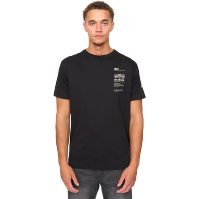 Duck and Cover Mannen Cramptone T-Shirt (Zwart)
