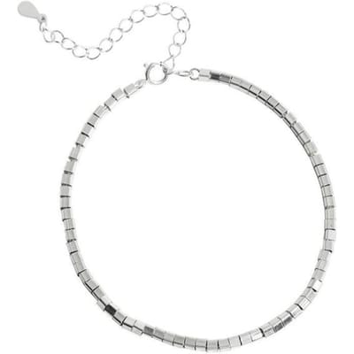 925 Sterling Zilver Geometrische Armband Voor Vrouwen Mode Fijne Sieraden Bruiloft Feest Cadeau zilver