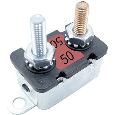 PARTS PTT C001-102-0111C2T350 Zekeringautomaat 50 A, 25 A Zilver, Rood 1 stuk(s)