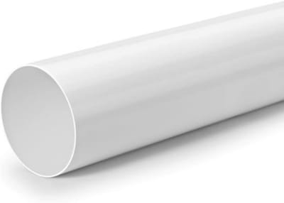 Ronde Afzuigpijp voor Keukenventilatie 125 mm in Wit