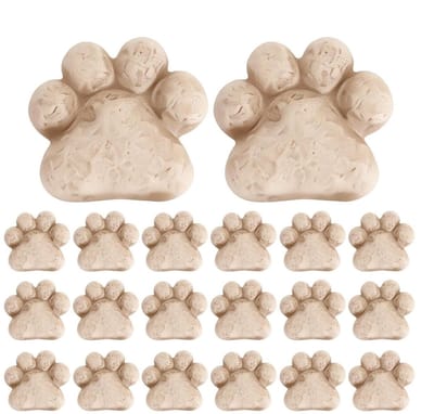 Kleine Sierstenen - Decoratieve Steentjes Tuin - Planten Decoreren - Pootvormig Design - ca. 2 cm - Grijs