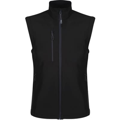 Regatta Heren Eerlijk gemaakte gerecyclede Softshell Bodywarmer (Zwart)