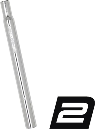 Zadelpen 26,8 x 300 mm CNC Aluminium Zilver