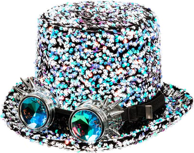 Boland - Hoed Desert dream zilver - 57-61 - Volwassenen - Unisex - Steampunk- Sciencefiction - Festival