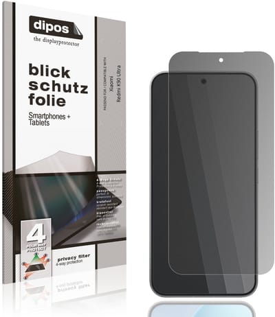 dipos – Matte Privacy Screenprotector geschikt voor Xiaomi Redmi K90 Ultra | Anti-Spy Beschermfolie