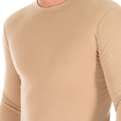 T-shirt met lange mouwen en halfhoge kraag 1625-H man