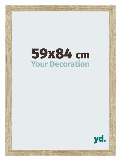 Your Decoration - Puzzellijst 59x84 cm - Sonoma Eiken - Puzzellijst 1500-2000 stukjes - MDF Fotolijst - Mura