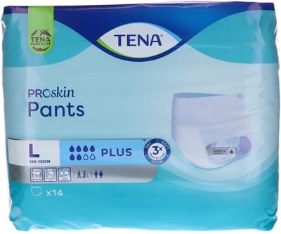 TENA Proskin Pants Plus - Large- 4 x 14 stuks voordeelverpakking