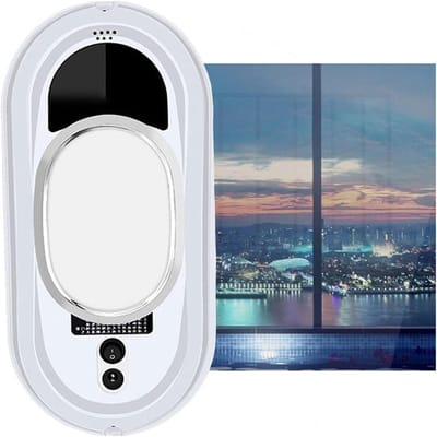 Ramenwasser Robot - Glazenwasser Automatisch - Hoge Ramen Schoonmaken - Intelligente Randdetectie - 1 m2 per 4 min - Wit