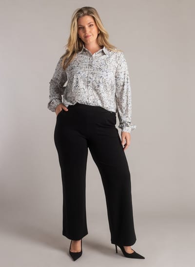 YEST CURVE Nadeche Essential Bottoms - Black - maat W0(46) / L32