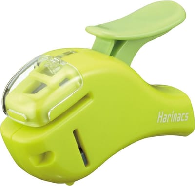 Stapelloze nietmachine compact groen