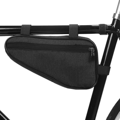 Unyqoos® Driehoekige fietstas met klittenband voor race- en mountainbikes 1,5 L