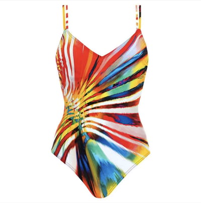 Sunflair damesbadpak – kleurrijk design – voorgevormd – multicolor - Maat 46 C