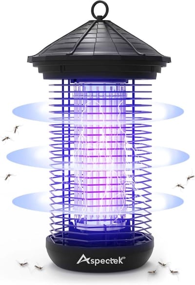 Equivera Muggenlamp - Insectenlamp - Elektrische UV Insectenval - Vliegenlamp - Insectenvanger - Muggenvanger - Anti-Insecten