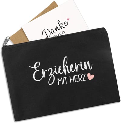 Dailygoods- Tas Pocchette - Zwart - Handbagage - Onderwijs - Cadeau - Inclusief wenskaart - Handtas