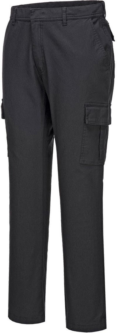 Portwest Stretch Slim Fit Combat Broek S231 - Zwart - 28