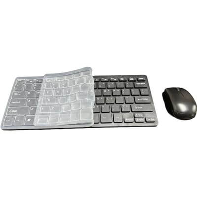2,4 GHz compacte mini draadloze toetsenbord- en muisset voor Windows Mac Smart TV Laptop PC