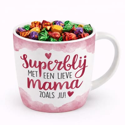 Mok - Koffie - Cadeau - Traktatie - Moederdag - Mama - Allerliefste Mama - Keramiek - Toffeemix - "Speciaal voor jou"