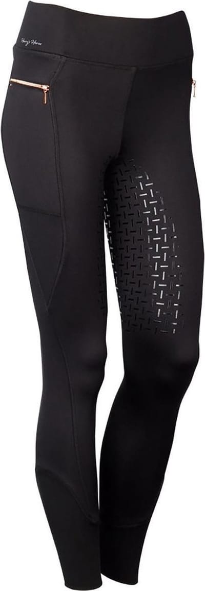 Harry's Horse Rijlegging Denici Cavalli Full Grip Kids Zwart - 176