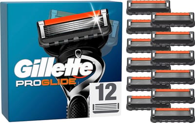 Gillette Proglide Navulmesjes Voor Mannen - 12 stuks