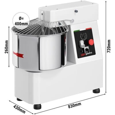 GGM Gastro Teigknetmaschine - 33 Liter / 25 kg - 2 Geschwindigkeiten - mit festem Kessel - Timerfunktion