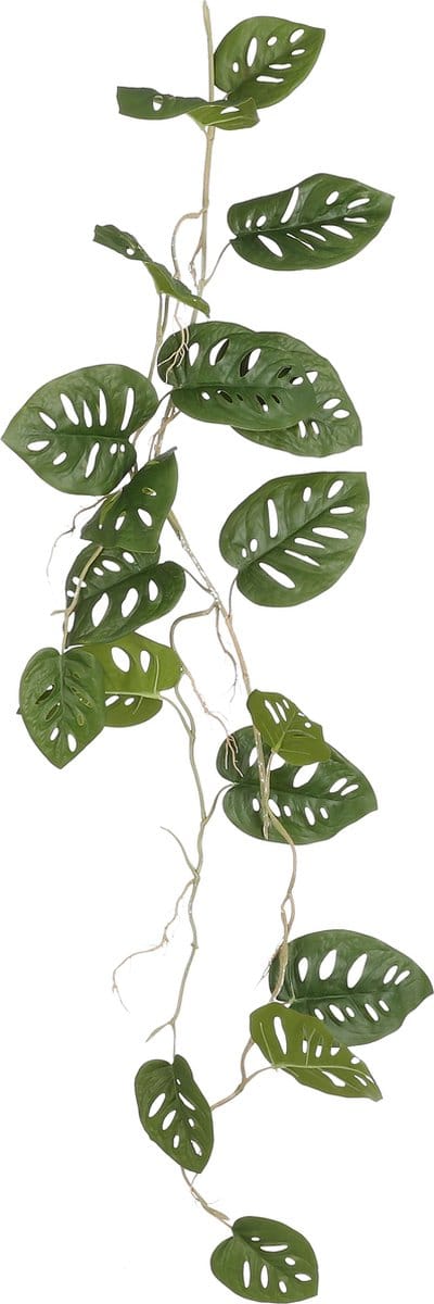 Mica Decorations - Monstera Kunstplant Slinger - L115 x B34 x H10 cm - Groen