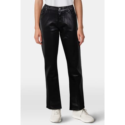 PAIGE Lennox Black Coated Maat: W32 | Straight Broeken Outlet | Heren | Zwart