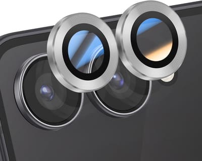 ENKAY, Lens Protector geschikt voor Galaxy Z Flip 7 - Double Lens, Zilver