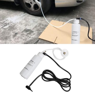 Auto Remlange Ontluchtingskit 500ml - Vacuümpomp Lucht Aangedreven met Slangen