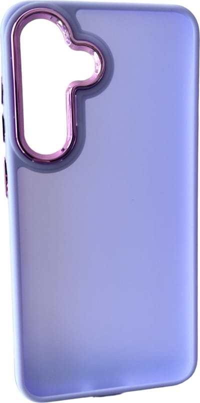 Backcover Military - Geschikt voor: Samsung Galaxy S24 -Stevige Case met Soft TPU-bumperranden - Paars