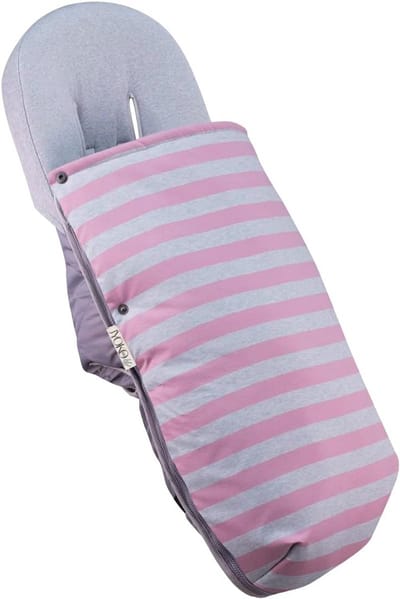 Universele Kinderwagen Voetenzak - Baby Slaapzak Pramenzak - Baby Warm Houden - Ademend Katoen - 42 x 100 cm - Roze