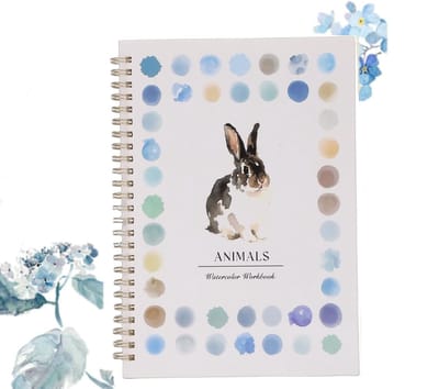 ECTEATOY® Aquarel Werkboek voor Beginners - Aquarelblok - Aquarel Kleurboek voor beginnersvriendelijke schilderset - Aquarel Kleurboek voor Beginners - Kunst - Planten