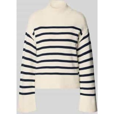 Regular fit col-pullover van wolmix model 'Sharad'