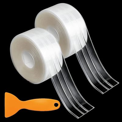 Zelfklevende Waterdichte Sealing Tape - Transparante PVC Tape voor Badkamer, Keuken en Toilet - Ideaal voor Hoekverbindingen en Anti-Schimmel Gebruik - 3.2m x 38mm