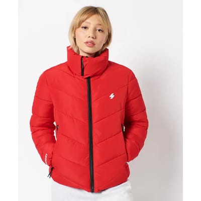 Superdry Sports Puffer Dames Jas - Maat XS